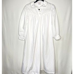 American Girl Childs Addy White Night Dress Nightgown Girls Size Medium 10-12